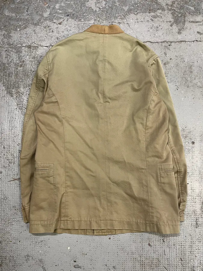 AW2008 Yves Saint Laurent Beige Officer Napoleon Jacket LJUYNnJ 1