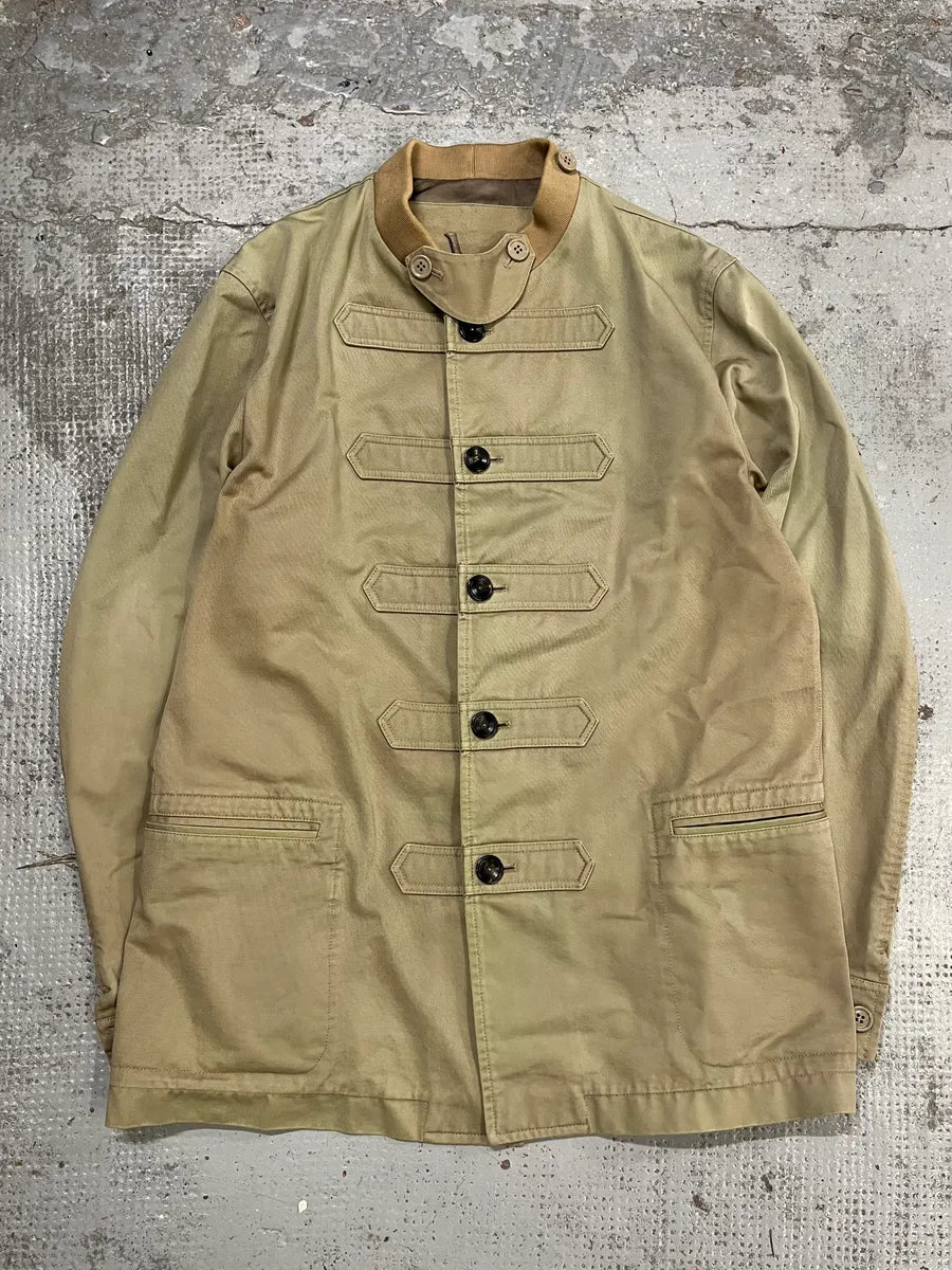 AW2008 Yves Saint Laurent Beige Officer Napoleon Jacket LJUYNnJ 2