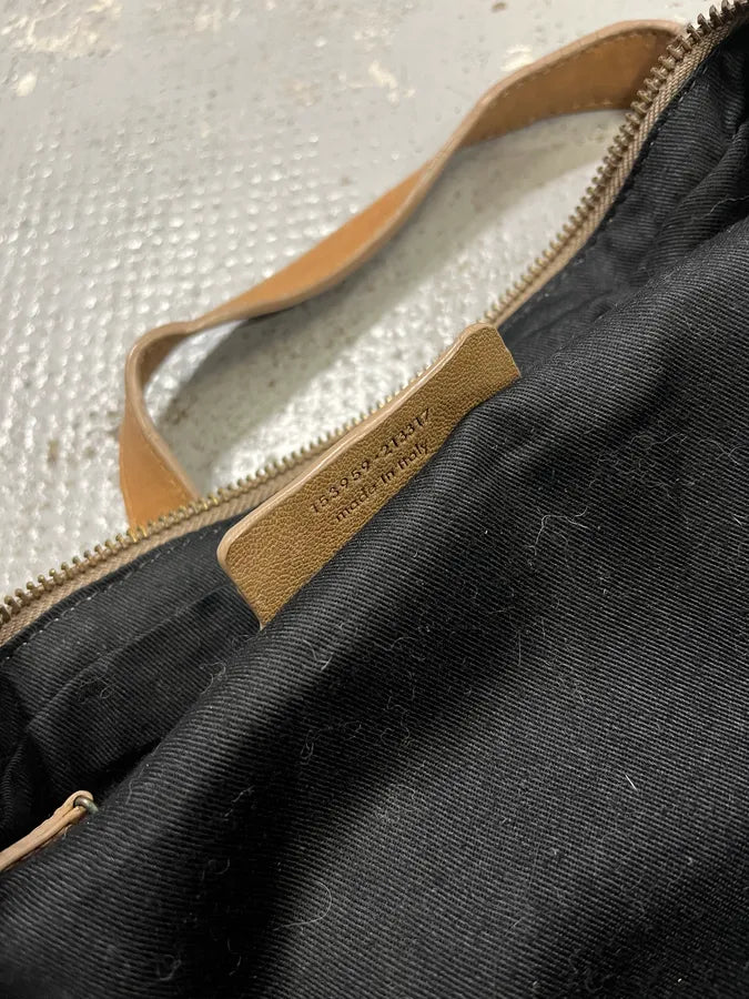 AW2008 Yves Saint Laurent Muse Tan Brown Leather Handle Bag gaXdYRT 9