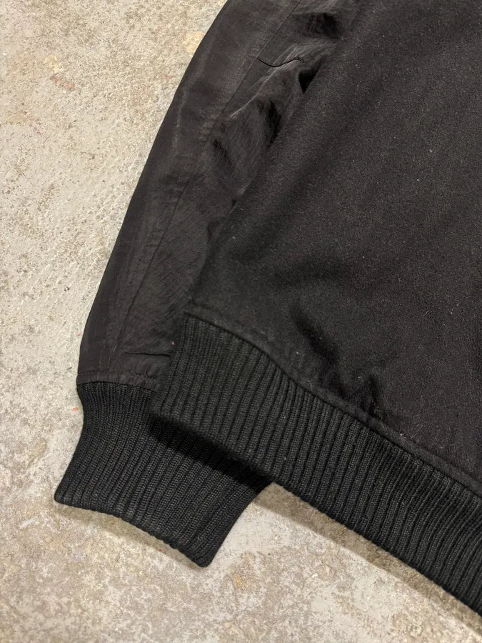AW2009 Acne Studios Black Multi Zips Hybrid Nylon Wool Jacket mzjbWtz 6