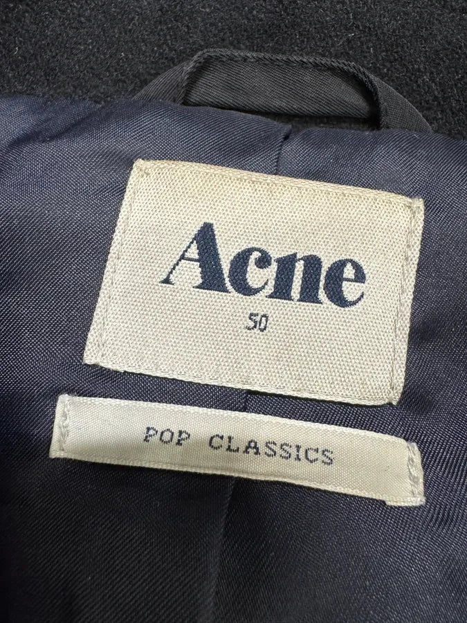AW2009 Acne Studios Black Multi Zips Hybrid Nylon Wool Jacket mzjbWtz 7