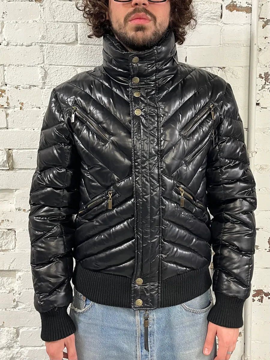AW2009 Cavalli Black Puffer Jacket CxhpXAJ 1