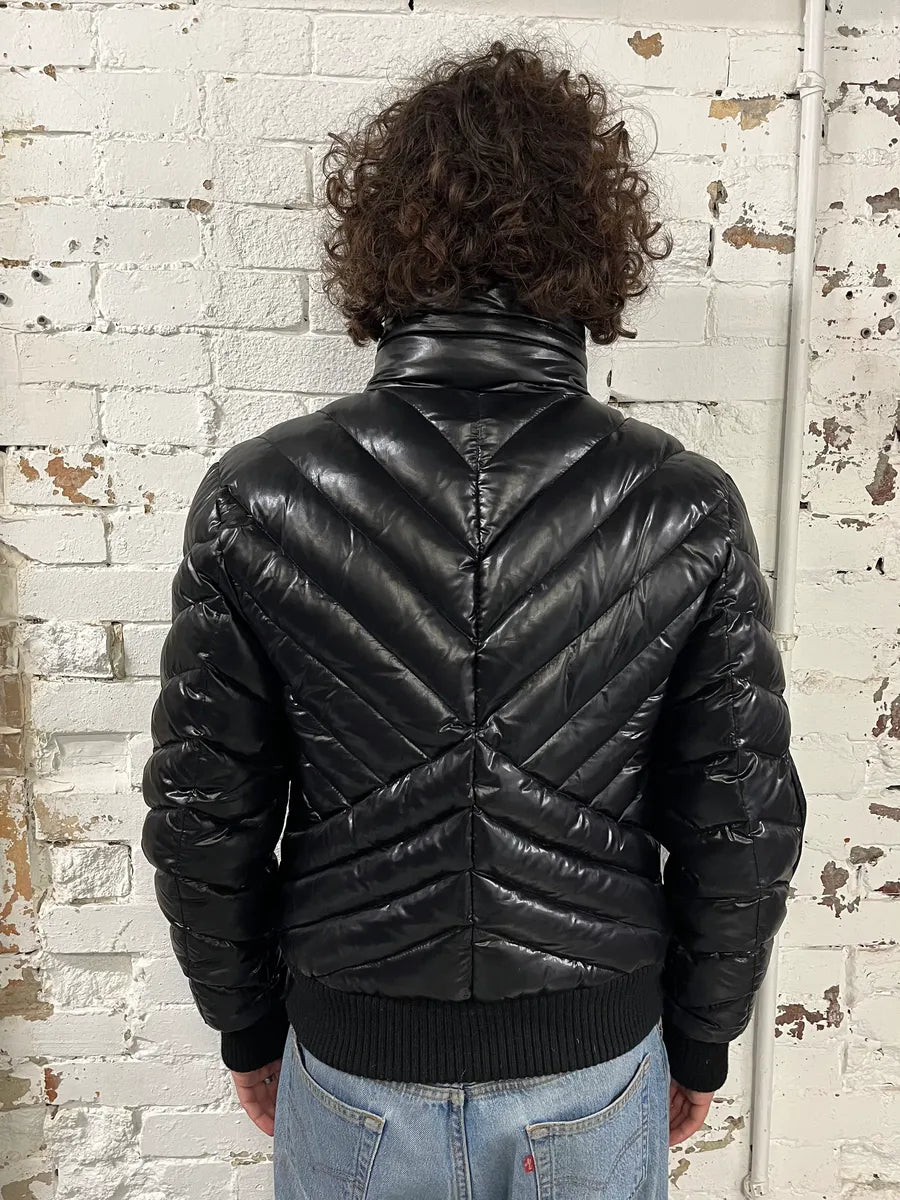 AW2009 Cavalli Black Puffer Jacket CxhpXAJ 2