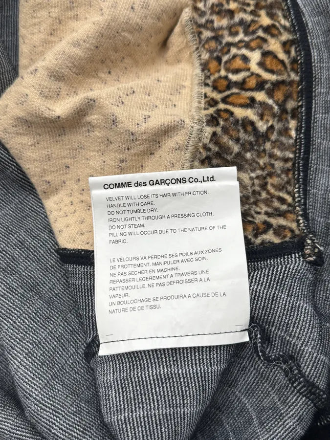 AW2009 Comme des Garçons Homme Plus Leopard Faux Fur Sweater xdSSbjS 8