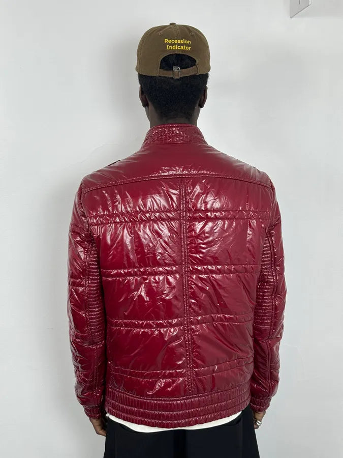 AW2009 Daniele Alessandrini Bordeaux British Puffer Jacket WslzyFk 1