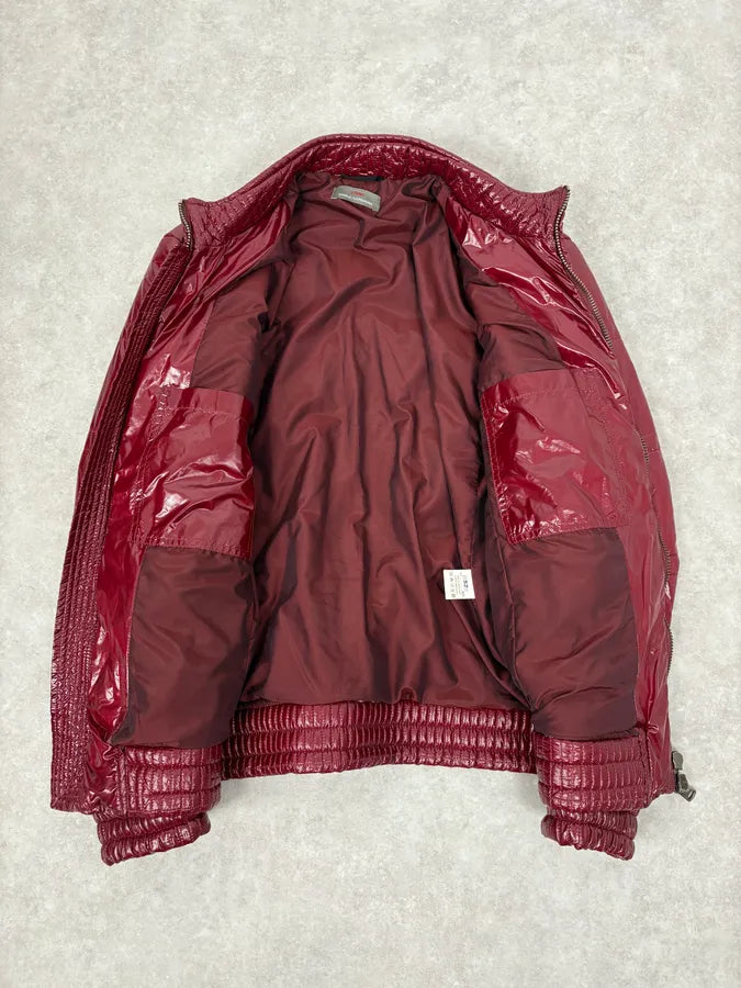 AW2009 Daniele Alessandrini Bordeaux British Puffer Jacket WslzyFk 6