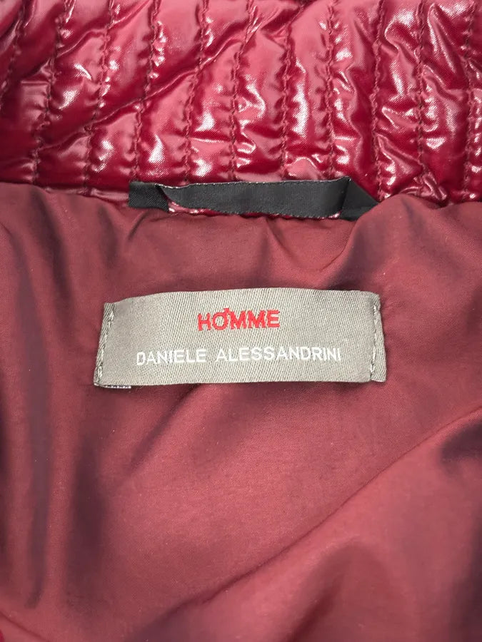 AW2009 Daniele Alessandrini Bordeaux British Puffer Jacket WslzyFk 9