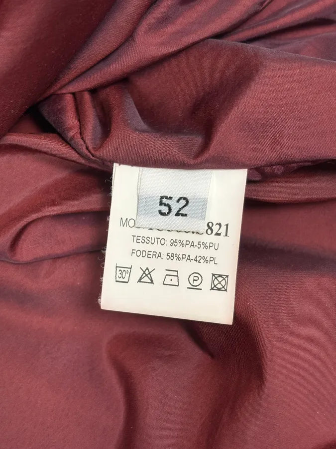 AW2009 Daniele Alessandrini Bordeaux British Puffer Jacket WslzyFk 10