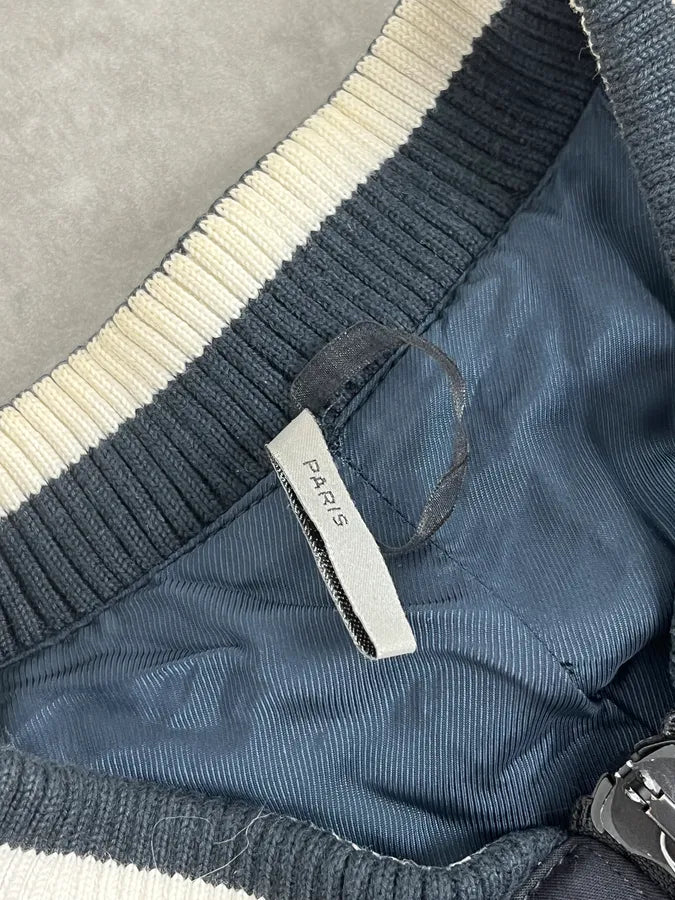 AW2009 Dior Light Black Bomber Jacket by Kris Van Assche kMThgrF 9