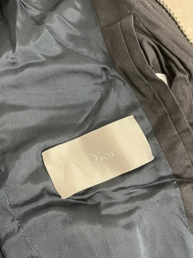 AW2009 Dior Light Black Bomber Jacket by Kris Van Assche kMThgrF 12