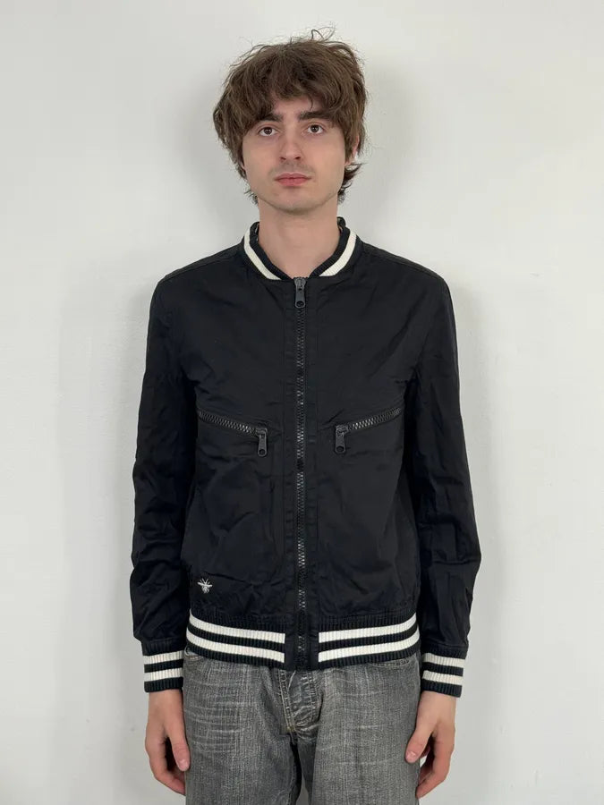 AW2009 Dior Light Black Bomber Jacket by Kris Van Assche kMThgrF 1
