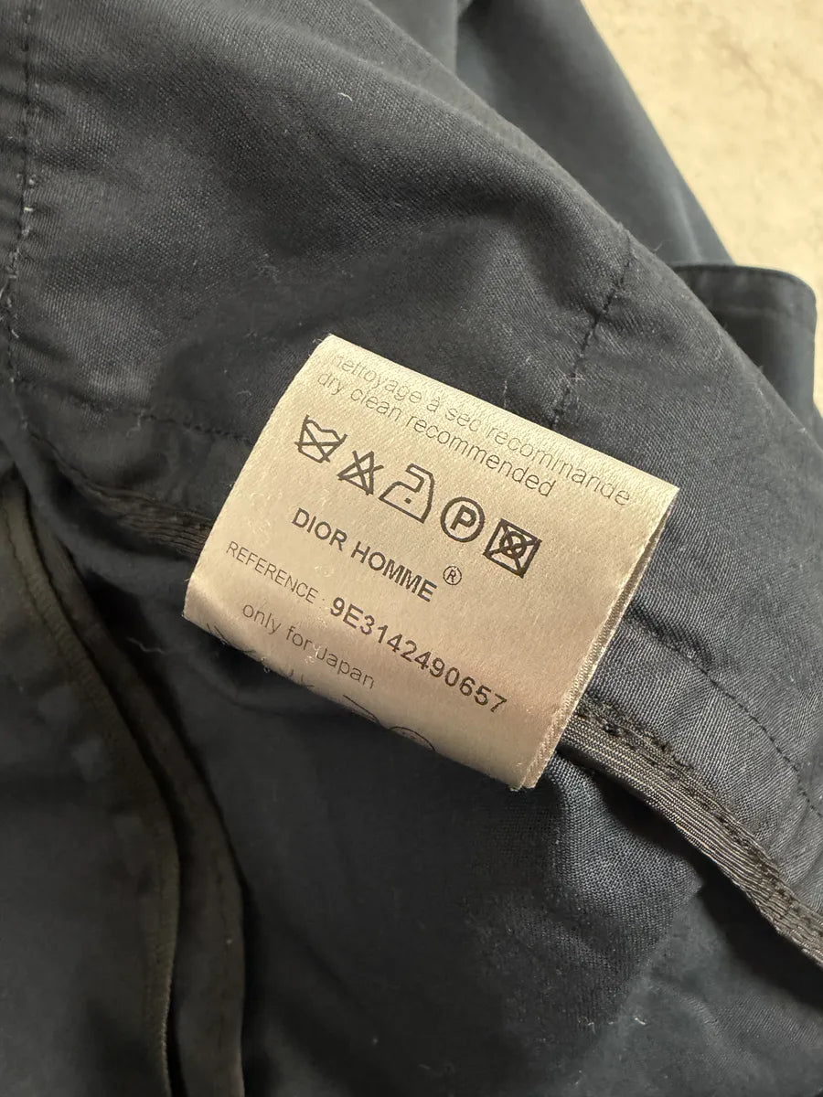 AW2009 Dior Saharienne Navy Buttoned Jacket by Kris Van Assche hzGGPtr 8