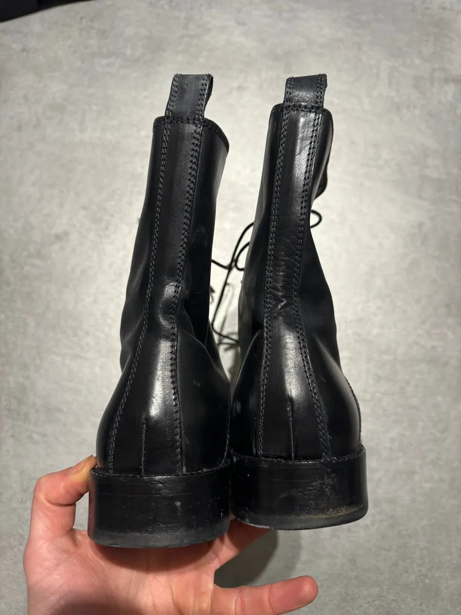 AW2009 Dolce & Gabbana Black High Combat Naval Boots GqqWARG 5