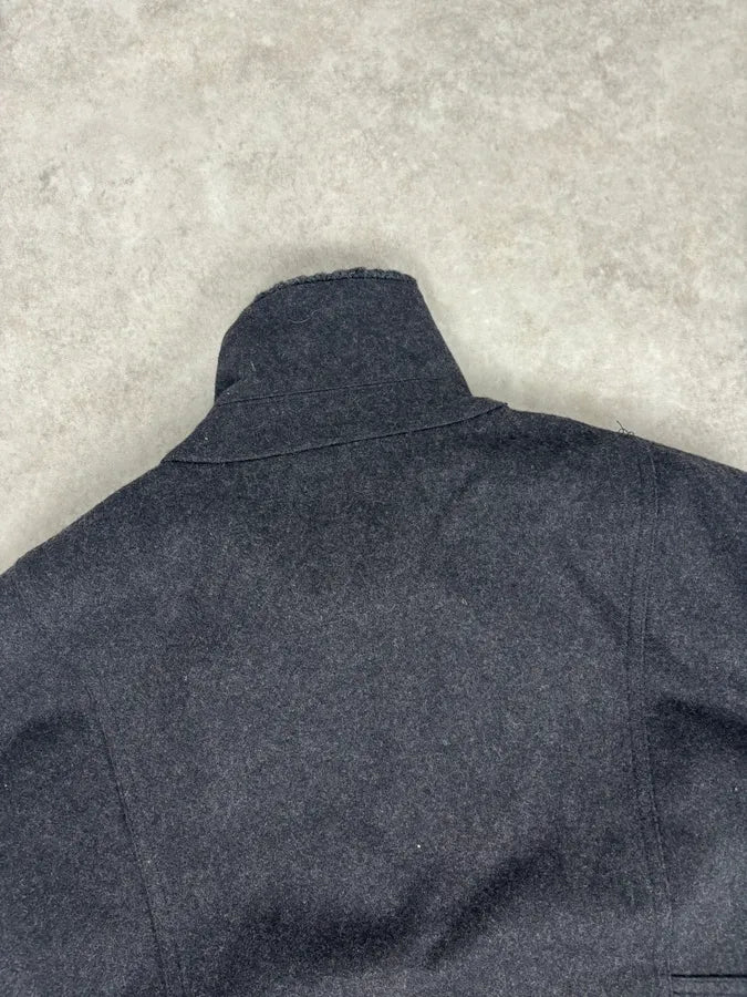 AW2009 Dolce & Gabbana Grey Wool Knit Collar Jacket iBWNUpC 5