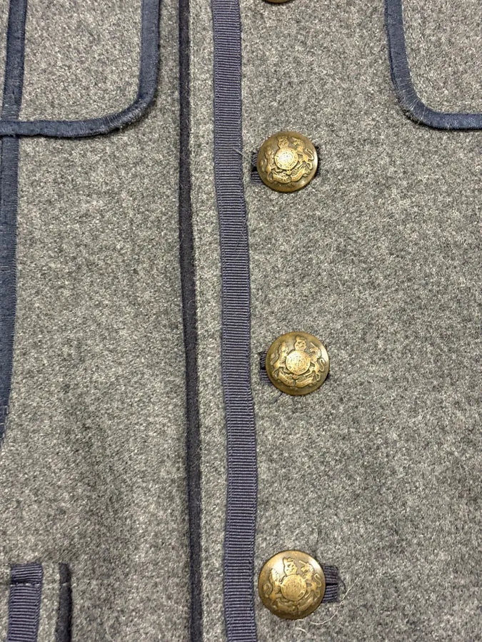 AW2009 Dolce & Gabbana Grey & Navy Napoleon Officer Wool Jacket CXOUSOS 9