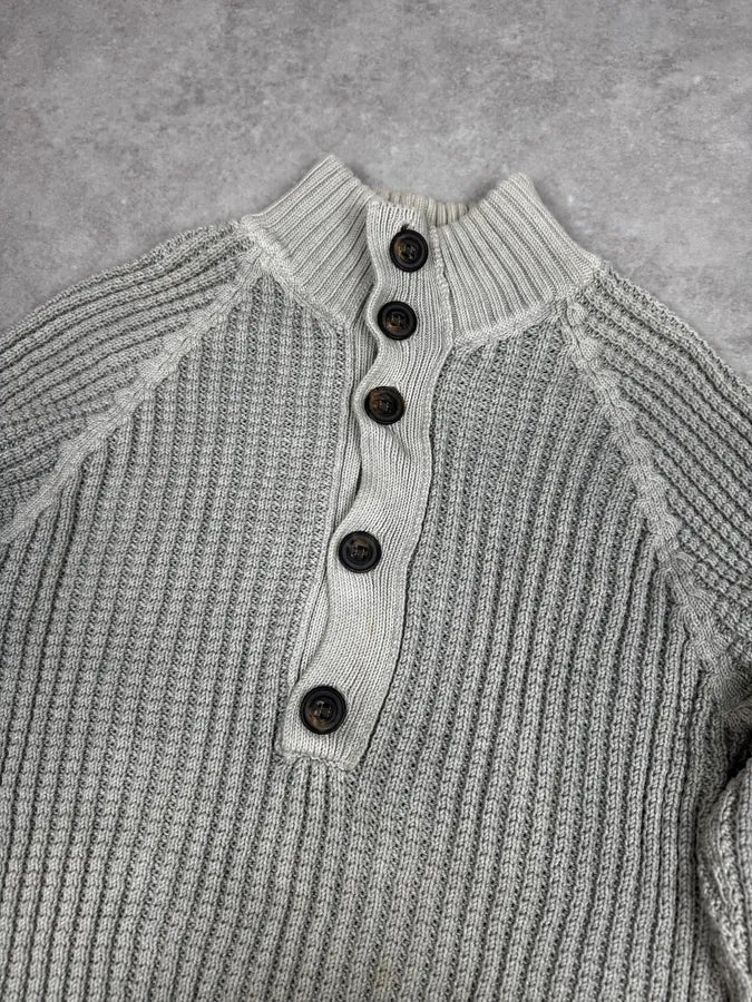 AW2009 Dolce & Gabbana Grey Buttoned Sweater Ypefthq 2