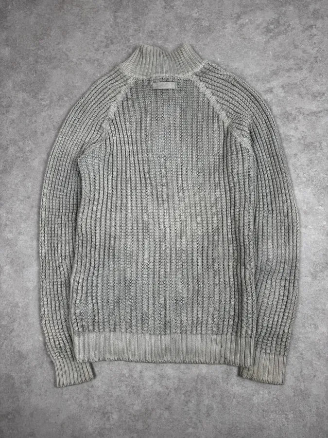AW2009 Dolce & Gabbana Grey Buttoned Sweater Ypefthq 3
