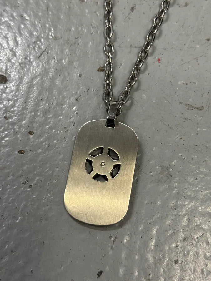 AW2009 Dolce & Gabbana Military Star Grey Dog Tag Necklace RDRpGZE 4