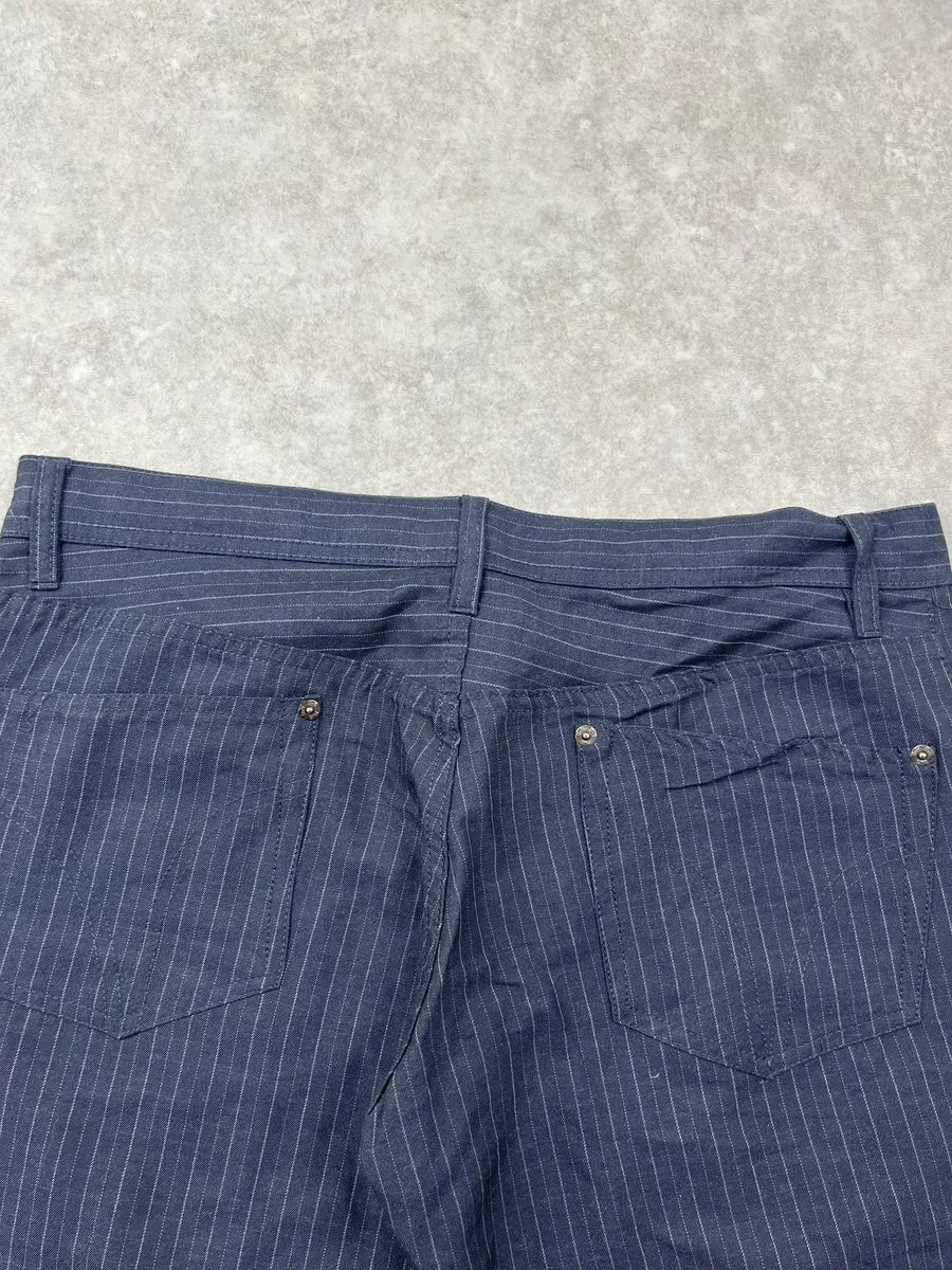 AW2009 Dolce & Gabbana Navy Striped Pants PtRzzjd 7