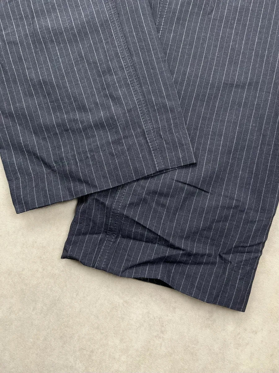 AW2009 Dolce & Gabbana Navy Striped Pants PtRzzjd 8