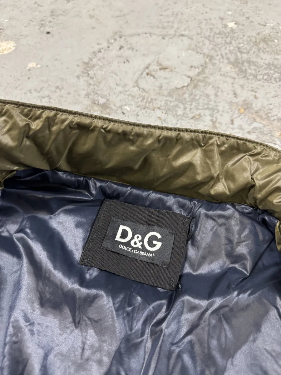 AW2009 Dolce & Gabbana Puffer Khaki Jacket fxIBaBr 10