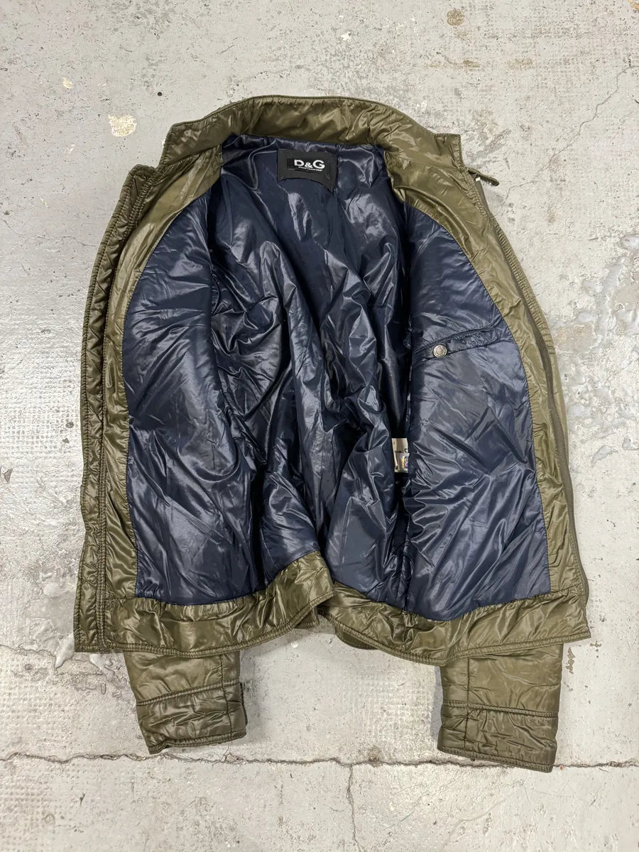 AW2009 Dolce & Gabbana Puffer Khaki Jacket fxIBaBr 6