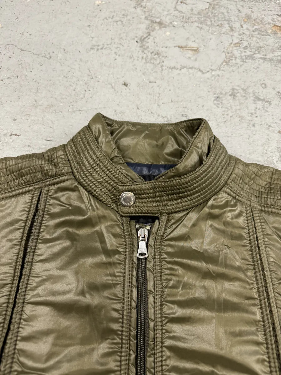 AW2009 Dolce & Gabbana Puffer Khaki Jacket fxIBaBr 7