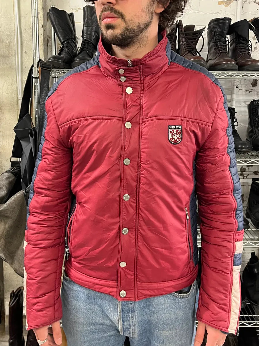 AW2009 Dolce & Gabbana UK Blue & Navy Puffer Jacket YARVoUl 1