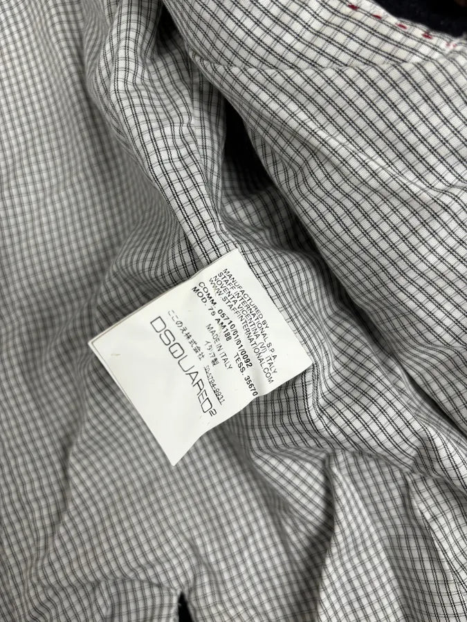 AW2009 Dsquared2 Dark Classy Caban Wool Coat gPorPpZ 14