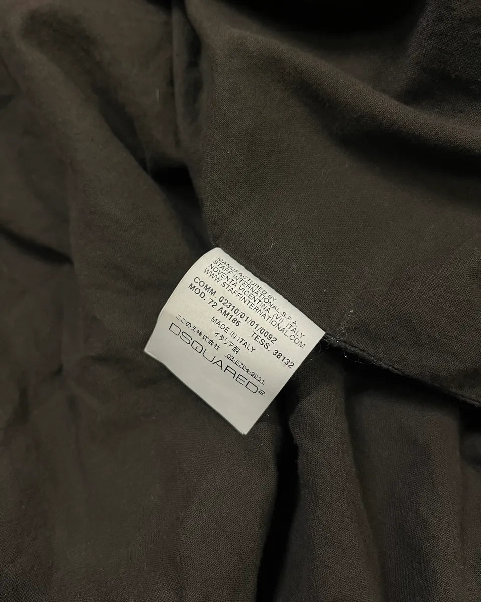 AW2009 Dsquared2 Brown Multi Pockets Cargo Bomber Jacket uQpwzbM 10