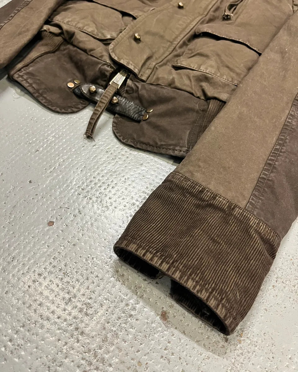 AW2009 Dsquared2 Brown Multi Pockets Cargo Bomber Jacket uQpwzbM 5