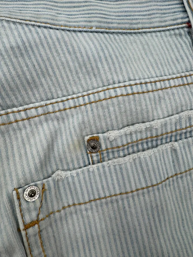 AW2009 Dsquared2 Light Blue Denim Striped Jeans fqaIwys 10