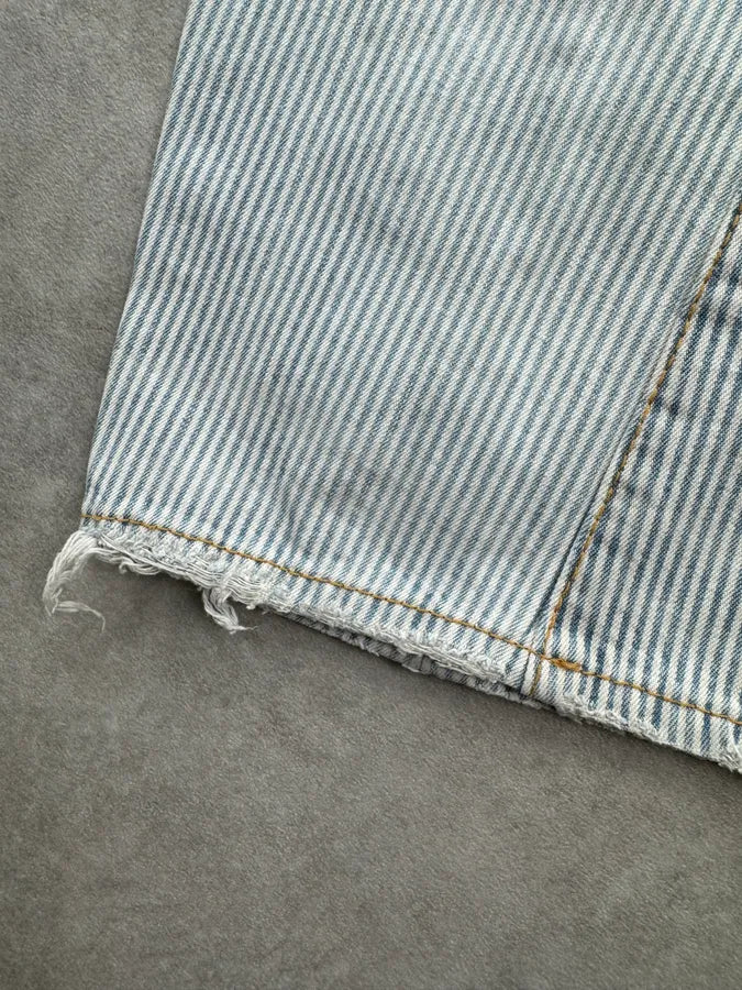 AW2009 Dsquared2 Light Blue Denim Striped Jeans fqaIwys 11