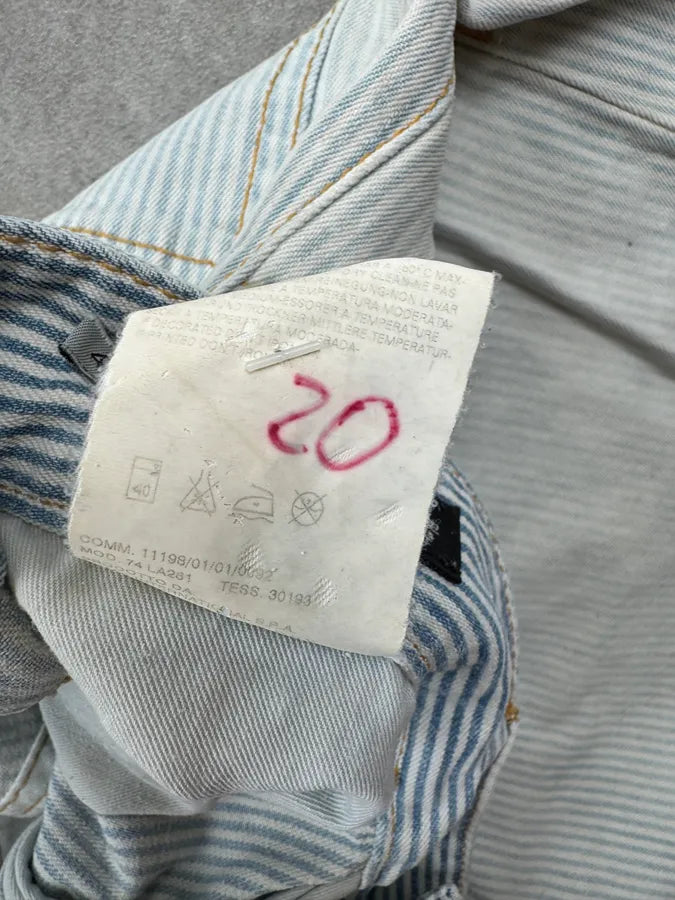 AW2009 Dsquared2 Light Blue Denim Striped Jeans fqaIwys 12