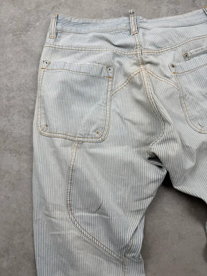 AW2009 Dsquared2 Light Blue Denim Striped Jeans fqaIwys 8