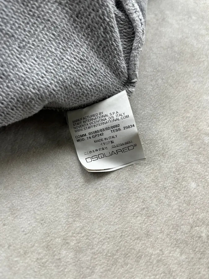 AW2009 Dsquared2 Zip-Up Grey Sweater aYkvExt 11