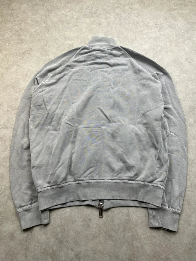 AW2009 Dsquared2 Zip-Up Grey Sweater aYkvExt 7