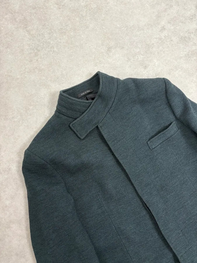AW2009 Emporio Armani Asymmetrical Green Classy Jacket mEuHuDm 4