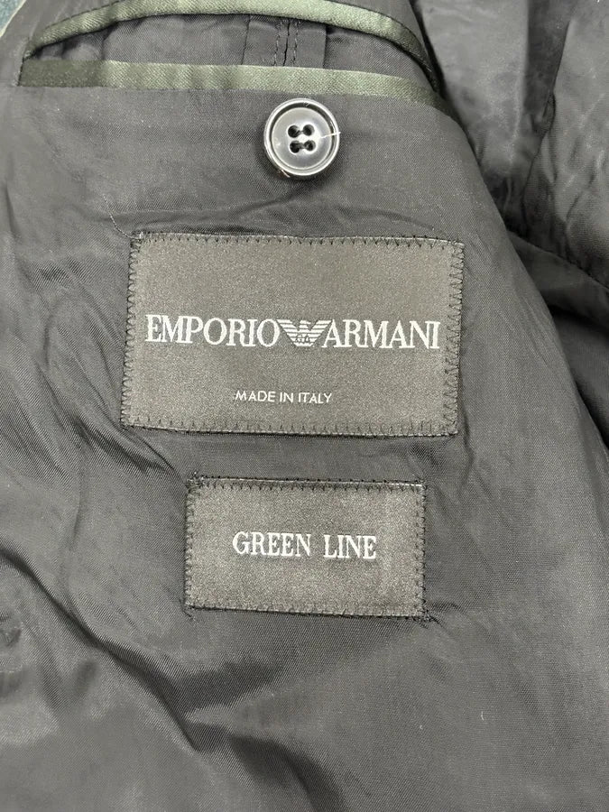 AW2009 Emporio Armani Asymmetrical Green Classy Jacket mEuHuDm 9