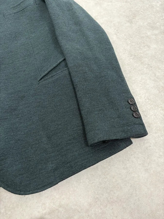 AW2009 Emporio Armani Asymmetrical Green Classy Jacket mEuHuDm 7