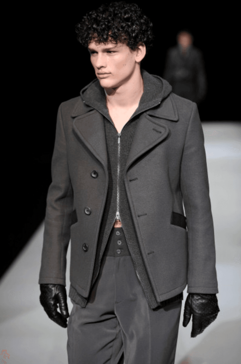 AW2009 Emporio Armani Khaki Wool Blazer Coat MfWRqji 1