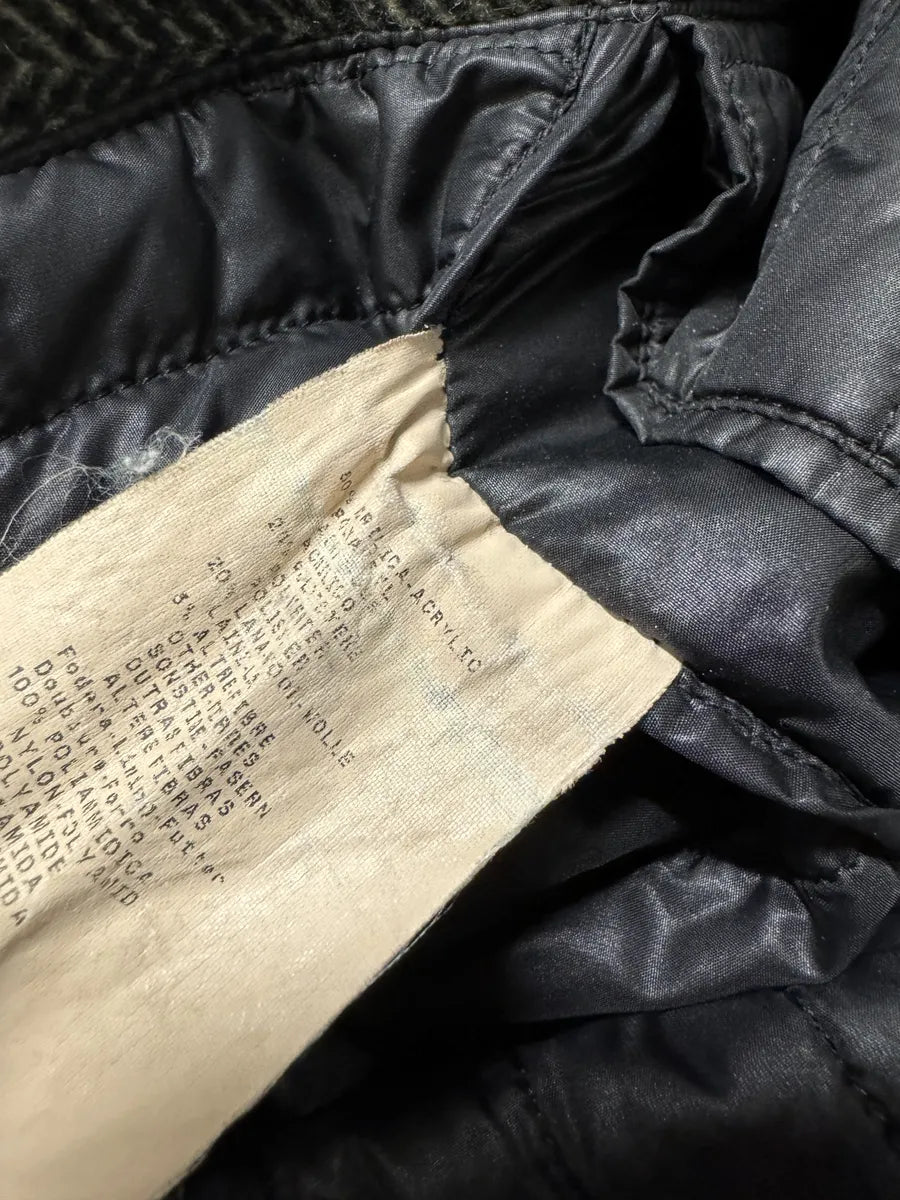 AW2009 Emporio Armani Raw Wool Grey Long Coat (M/L) 11