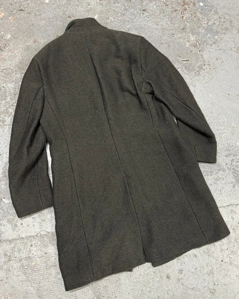 AW2009 Emporio Armani Wool Olive Trench Coat (L) 1