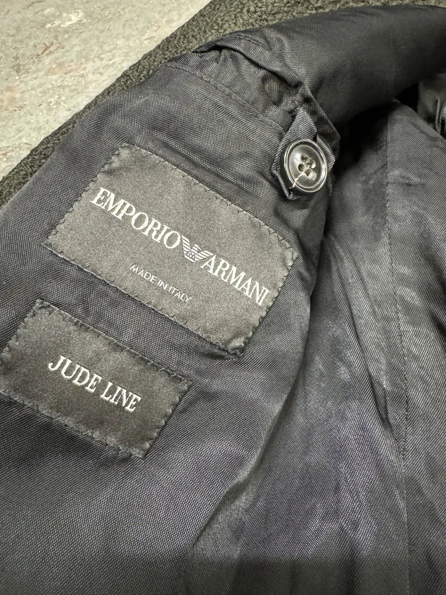 AW2009 Emporio Armani Wool Olive Trench Coat (L) 8