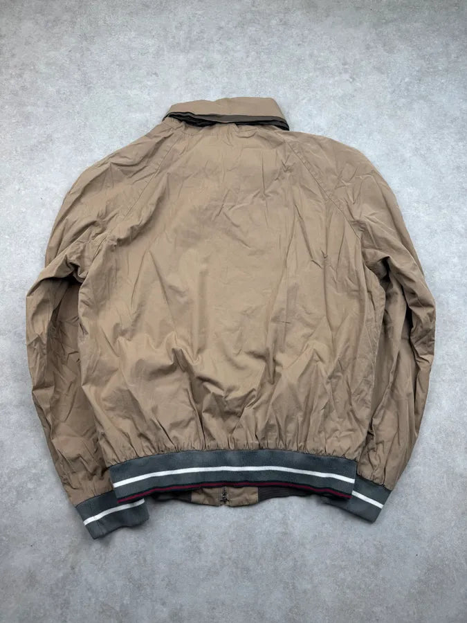 AW2009 Gucci Beige Nylon Logo Stripe Jacket by Frida Giannini CiEWRny 5