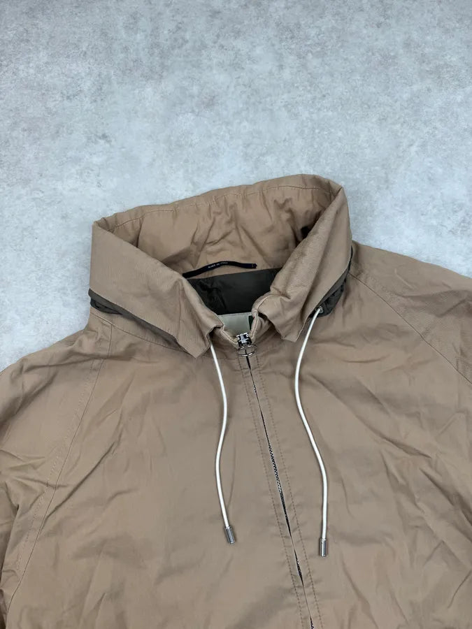 AW2009 Gucci Beige Nylon Logo Stripe Jacket by Frida Giannini CiEWRny 4