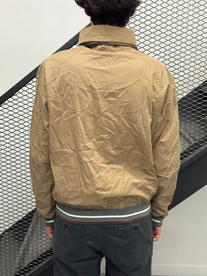 AW2009 Gucci Beige Nylon Logo Stripe Jacket by Frida Giannini CiEWRny 1