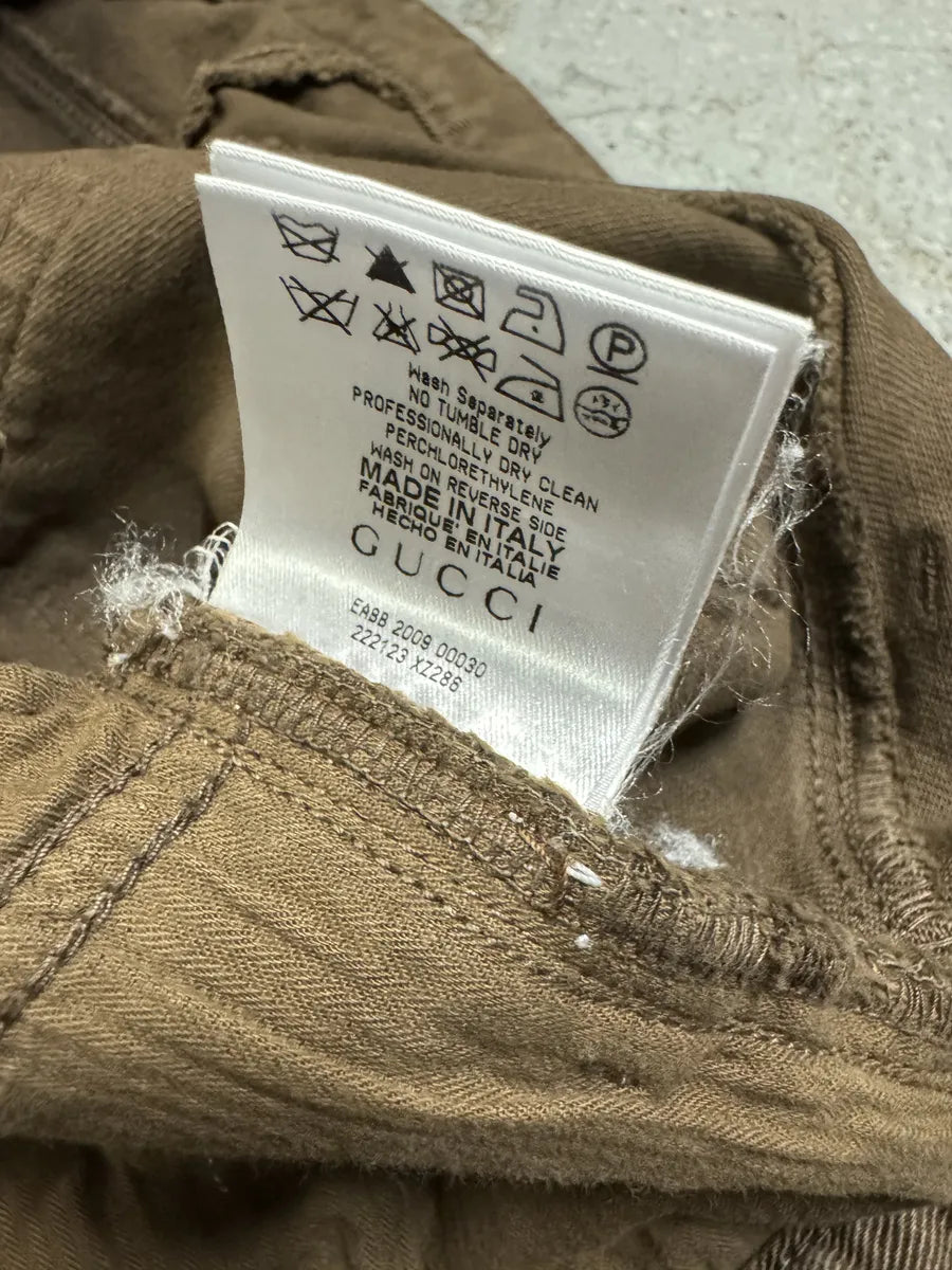 AW2009 Gucci Brown Cozy Regular Jeans flLvcPZ 7