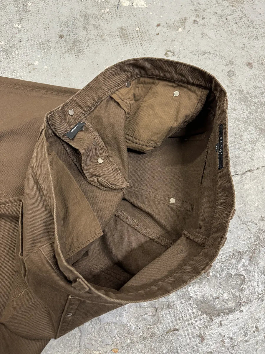 AW2009 Gucci Brown Cozy Regular Jeans flLvcPZ 8