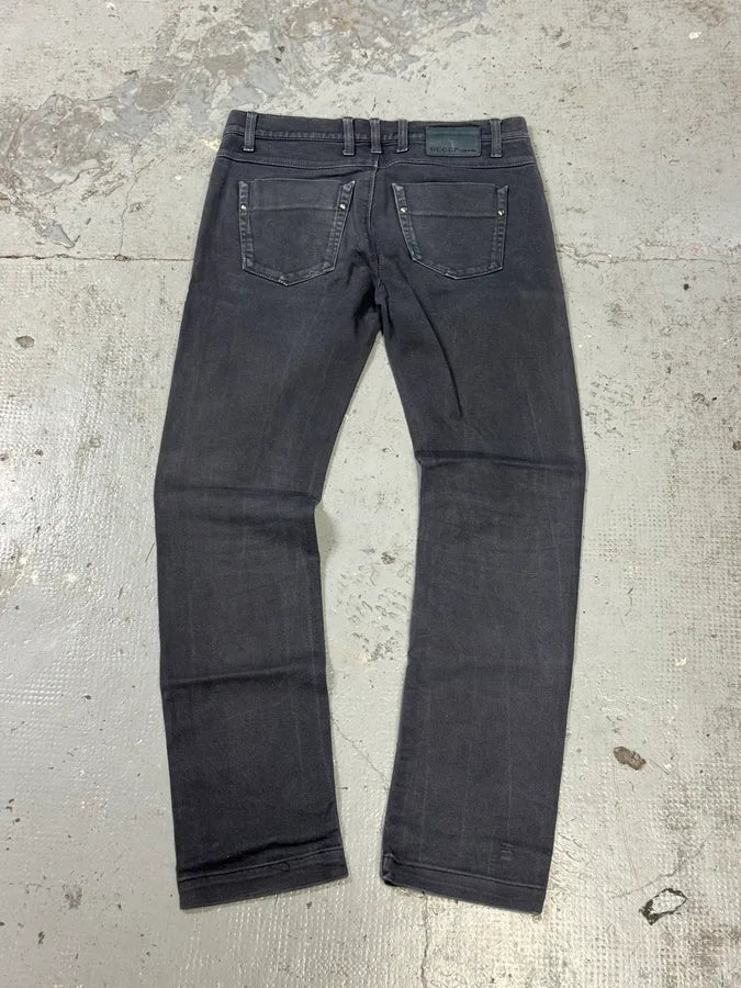 AW2009 Gucci Grey Slim Denim Jeans xmaRzdK 10